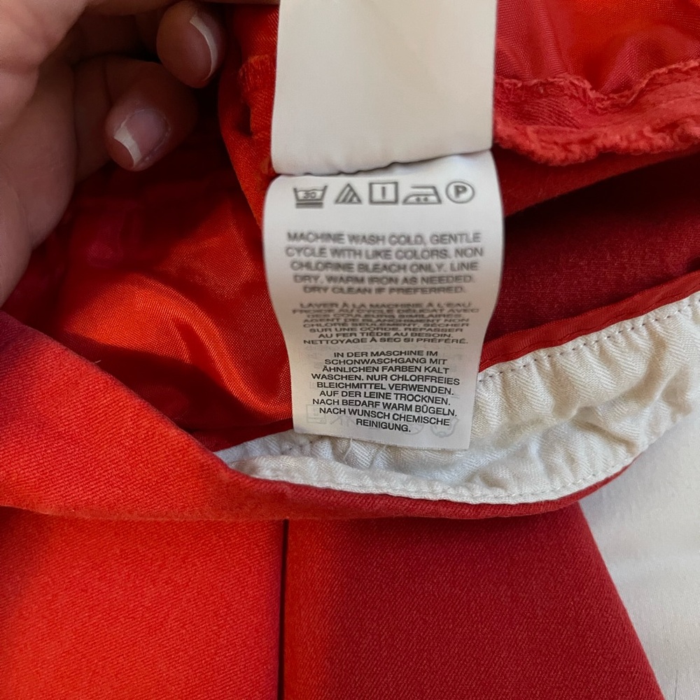 Red Cropped Pants - Picture 6 of 6